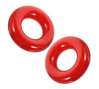 DECOMELODY 2pcs Golf Weighted Swing Rings Training Aid Lightweight Iron Weighted Rings for Muscle Strength Endurance Building Scratch Resistant Coating Portable Practice Tool for Golfers at