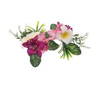 DECOMELODY 2pcs Hawaiian Hair Clip: Plumeria Flower Hairpins - Orchid Hair Accessories For Women - For Hawaiian Parties Summer Beach And Traditional Outfits