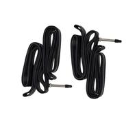DECOMELODY 2Pcs Heat Resistant Road Bike Inner Tubes Valve Stem Reinforced Seaming Rubber Cycling Tire Replacement for Front Rear Wheels