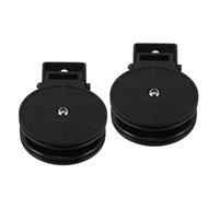 DECOMELODY 2pcs Heavy-Duty Metal Cable Pulley Gym Swivel Pulley Wheel for Home Workout System Fitness Equipment Arm Strength Training