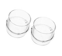 DECOMELODY 2pcs Measuring Cup Lid Replacement for Clear Plastic Spillproof Blender Jar Cover Kitchen Appliance Seal