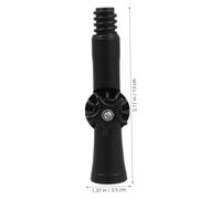 DECOMELODY 2pcs Mop Accessories Extendable Paint Roller Pole Telescopic Adapter Pole Angle Coupler Abs