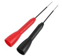 DECOMELODY 2pcs Multimeter Detection Probes with 2mm Pin Needles for Precise Circuit Testing and Back Probe Automotive Wire Inspection, Made of Copper and Stainless Steel for Reliable