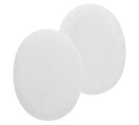 DECOMELODY 2pcs Natural Marble Hot Massage Stones for Spa Home Use Smooth Polished Surface for Muscle Tension Relief and Essential Oil Enhanced Relaxation