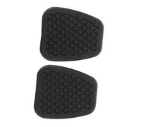 DECOMELODY 2pcs Non-slip Rubber Pedal Covers Replacement Brake Clutch Pads for Fit City Grace Car Foot Pedal Pads Easy Install Comfortable Driving