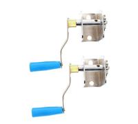DECOMELODY 2pcs Outdoor Sports Net Tightener Iron Wire Tensioner Hand Crank for Volleyball Badminton Poles Quick Setup Weather Resistant Fitness Area Accessory