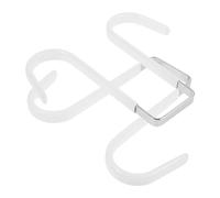 DECOMELODY 2pcs Over The Door Hooks Sturdy Hat and Coat Hangers for Entryway No Drilling Required Versatile Design for Bathroom and Bedroom Heavy Duty Double Hooks for Home Organization