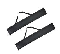 DECOMELODY 2pcs Oxford Fabric Waterproof Trekking Pole Storage Bags with Drawstring and Shoulder Strap 72x12cm, Hiking Walking Stick Pouch for Outdoor Camping and Travel