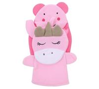 DECOMELODY 2pcs Pink Elephant and Unicorn Exfoliating Bathing Mitts for Kids, Comfortable to Use Composite Cotton Gloves for Gentle and Thorough Cleaning, for Bath Time