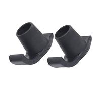 DECOMELODY 2Pcs Professional Non Slip Walker Ski Glides Durable Lightweight Feet Glides for Stability and Balance Easy Install Replacement Tips for Standard Walkers Practical Mobility Aid