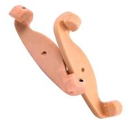 DECOMELODY 2pcs Professional Violin Shoulder Rest Large Replacement Part with Ergonomic Arc Design for Comfortable Shoulder Support and Reduced Pressure Violin Playing Accessory for Beginners