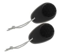 DECOMELODY 2Pcs Silicone Facial Brush for Deep Cleansing and Gentle Exfoliation Soft Bristle Manual Face Scrubber for Blackhead Removal and Skin Massage Lady Facial Brush for Sensitive Skin
