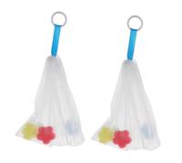 DECOMELODY 2Pcs Small Facial Cleansing Foaming Nets Soap Exfoliating Bags for Face Wash Lightweight Mesh Pouches for Comfortable Bubble Creation and Aroma Release Convenient Reusable Shower