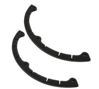 DECOMELODY 2pcs Snowboard Scratch Guard Anti-collision Snowboard Bumper Strip Skateboard Edge Guard Transport Board Protector Skateboard Tail Protector Black