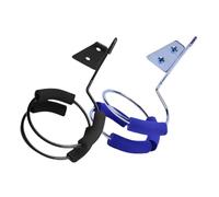 DECOMELODY 2pcs Stainless Steel Hair Dryer Holders Wall-mounted Hair Curler Rack Salon Storage Organizer for Bathroom and Beauty Shops Fits Hairdryers and Styling Tools Random Color