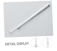 DECOMELODY 2pcs Telescopic Extension Rods Spring Loaded Curtain Poles with Non-slip Ends Closet Rods for Window Security Door Lock and Shower Curtain