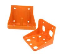 DECOMELODY 2pcs Thickened Salt Brick Box for Livestock Feeding PP Material Lick Brick Holder Tray for Cattle Sheep Easy Assembly Mineral Salt Feeder Rack for Farm Use