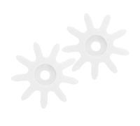 DECOMELODY 2pcs Tooth Plastic Gears for Gumball Machines Candy Dispensers Pinball Replacement Parts for Coin Operated Capsule Vending and Tissue Dispenser Mechanisms