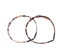 DECOMELODY 2pcs Tortoiseshell Hair Hoop Anti-slip Hair Bands for Women Comfortable Non-scratch Accessories Suitable for Daily Wear and Special Occasions Random Color