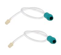 DECOMELODY 2pcs Transparent Cupping Extension Tubes for Hand Pump Suction Parts Replacement Adaptable Home Cupping Kit Accessories for Dry and Wet Body Therapy