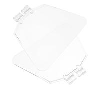 DECOMELODY 2pcs Transparent Plastic Eye Shield Bench Grinder Guard Protective Cover for Debris Prevention Easy to Install Bench Eye Protector for Electric Tools