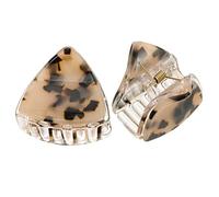 DECOMELODY 2Pcs Vintage Style Cat Ear Hair Claws Creative Tortoise Shell Hair Jaw Clips for Women