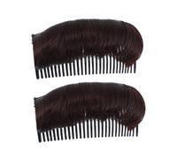 DECOMELODY 2pcs Volume Boosting Hair Bun Tool Invisible Bump-up Comb for Women Lightweight Design for Daily Use Enhances Hair Thickness Style All Ages