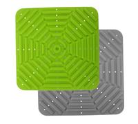 DECOMELODY 2pcs Washable Silicone Chicken Nesting Pads Durable Chicken Coop Bedding Mats Comfortable Nesting Box Protectors for Easy Cleaning and Maintenance