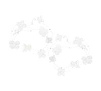 DECOMELODY 2pcs Wedding Headbands Romantic Decorative Flower Shaped Hairbands Bride Headdress for Hair Accessories for Women Party