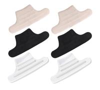 DECOMELODY 3 Pairs Heel Cushion Inserts for Women High Heels Blister Prevention Transparent and Soft Grips with Strong Adhesive for Outdoor Use and Shoe Comfort