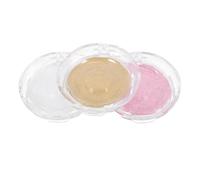 DECOMELODY 3 Pcs Eyelash Storage Organizer Boxes with Crystal Glitter Base Cards, Small Lash Case for Travel and Makeup Storage Supplies, Sturdy False Eyelash Packaging Containers for Women