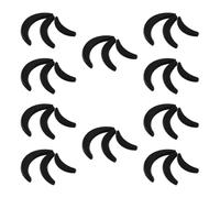 DECOMELODY 30Pcs Black Moon-Shaped Hair Volume Inserts Sponge Puff Bump Up Tool for Women DIY Styling Hair Base Accessories Set