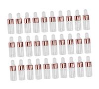 DECOMELODY 30Pcs Glass Dropper Bottles for Essential Oil Containers Leak Portable Refillable Dispenser Bottles for Aromatherapy DIY Cosmetics and Perfumes