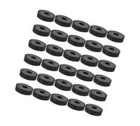DECOMELODY 30pcs Heavy Duty Rubber Vibration Isolator Pads for Machines Fans Drilling Equipment Noise Reduction Shock Absorbing Washers Spacers for Home Appliances