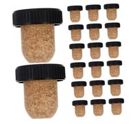 DECOMELODY 30pcs Shaped Cork Bottle Stoppers for Wine Bottles Reusable Wood Plugs with Airtight Seal Wine Saver Corks for Home Bar Parties Glass Jar Caps Multipurpose and Beer Craft