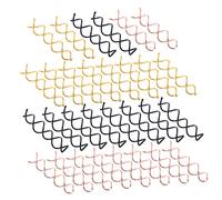 DECOMELODY 30pcs Spiral Hair Pins Bun Maker Hairdressing Tool Alloy Metal Hair Clips with Round Ball Head for Women Brides DIY Hairstyling Black Gold Rose Gold