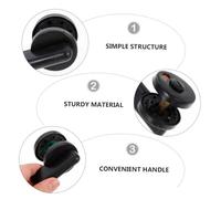 DECOMELODY 3pcs Bathroom Door Privacy Indicator Locks with Clear Vacant Occupied Signs Public Restroom Door Lever Locks for Easy Operation and Secure Privacy in Hotels Malls Airports