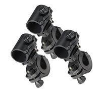 DECOMELODY 3Pcs Bike Flashlight Holder Torch Stand Clip for Easy Installation Skid Shockproof Design Compatible with Bikes for Night Cycling and Outdoor Use