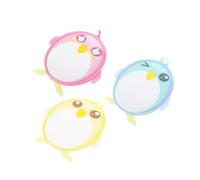 DECOMELODY 3pcs Cartoon Bath Towels for Kids Double-Sided Lathering Washcloths with Comfortable to Hold, Made of Rayon for Bath Time Fun Random Color