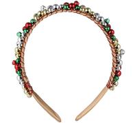 DECOMELODY 3pcs Christmas Bell Headbands Hair Bands Colorful Aluminum Alloy Bell Hair Accessories for Party Decor Holiday Ornament