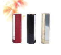 DECOMELODY 3pcs Empty Lipstick Balm Tubes with Mirror, Plastic DIY Lip Balm Containers for Easy Application and Safe Daily Use, for Make Your Own Lip Gloss Random Color