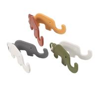 DECOMELODY 3pcs Foldable Mini Elephant Phone Stand Cartoon Phone Bracket Miniature Prop for Desk Decoration and Mobile Holder