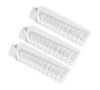 DECOMELODY 3pcs Foldable Mini Travel Hair Brush Set, Portable Anti-static Compact Combs for Women and Boys and Girls, Pocket Folding Hairbrushes for Straight and Curly Hair