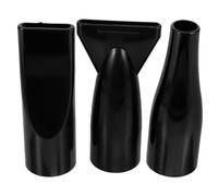 DECOMELODY 3Pcs Hair Dryer Nozzle Replacement for Pet Grooming Abs Material Diffuser Nozzles in Large and Small Round Shapes Creative Black Dryer Attachments for Sleek Styling