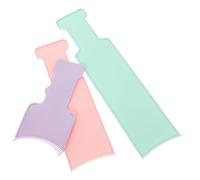 DECOMELODY 3Pcs Hair Dye Paddle Professional Hair Coloring Board with Teeth Design for Easy Application Includes Small Purple Medium Pink and Large for Highlights