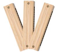 DECOMELODY 3pcs Harmonicas Double Row Musical Instruments for Beginners Portable S Music for Early Learning and Music Literacy Development