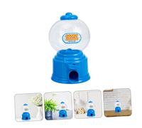 DECOMELODY 3pcs Mini Candy Vending Machine for Birthday Party Favors Plastic Bubble Gum Dispenser with Coin Storage Funny Desktop Candy Machine for Boys and Versatile Sweet Treat Holder and