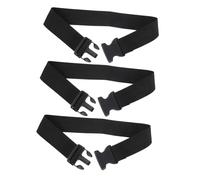 DECOMELODY 3pcs Multifunctional Baby Safety Strap Locks and Drawer Cabinet Locks for Child Protection Anti-Pinch Black 50cm Length for Indoor Kitchen and Refrigerator Use