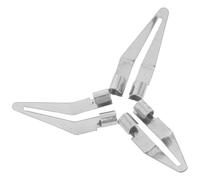 DECOMELODY 3Pcs Plastic Welding Soldering Iron Tips with Triangle Smoothing Heads, External Heating Auto Body Repair Tool Kit for Car Bumper Plastic Welding Accessories