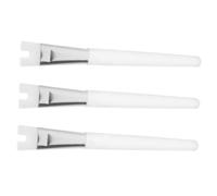 DECOMELODY 3pcs Portable Nose Contour Brush for Precise Nose Shadow Makeup Lightweight U-shaped Highlighter Brush with Comfortable Grip for Women and Makeup Enthusiasts